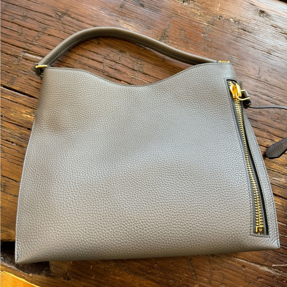 BRAND NEW Tom Ford GRAIN LEATHER ALIX LARGE HOBO